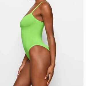 SKIMS Cotton Logo Bodysuit in Limited Edition  Light grey Size M